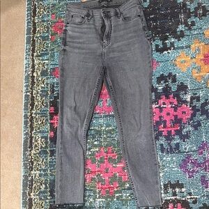 High waist Women's Calvin Klein Gray Jeans